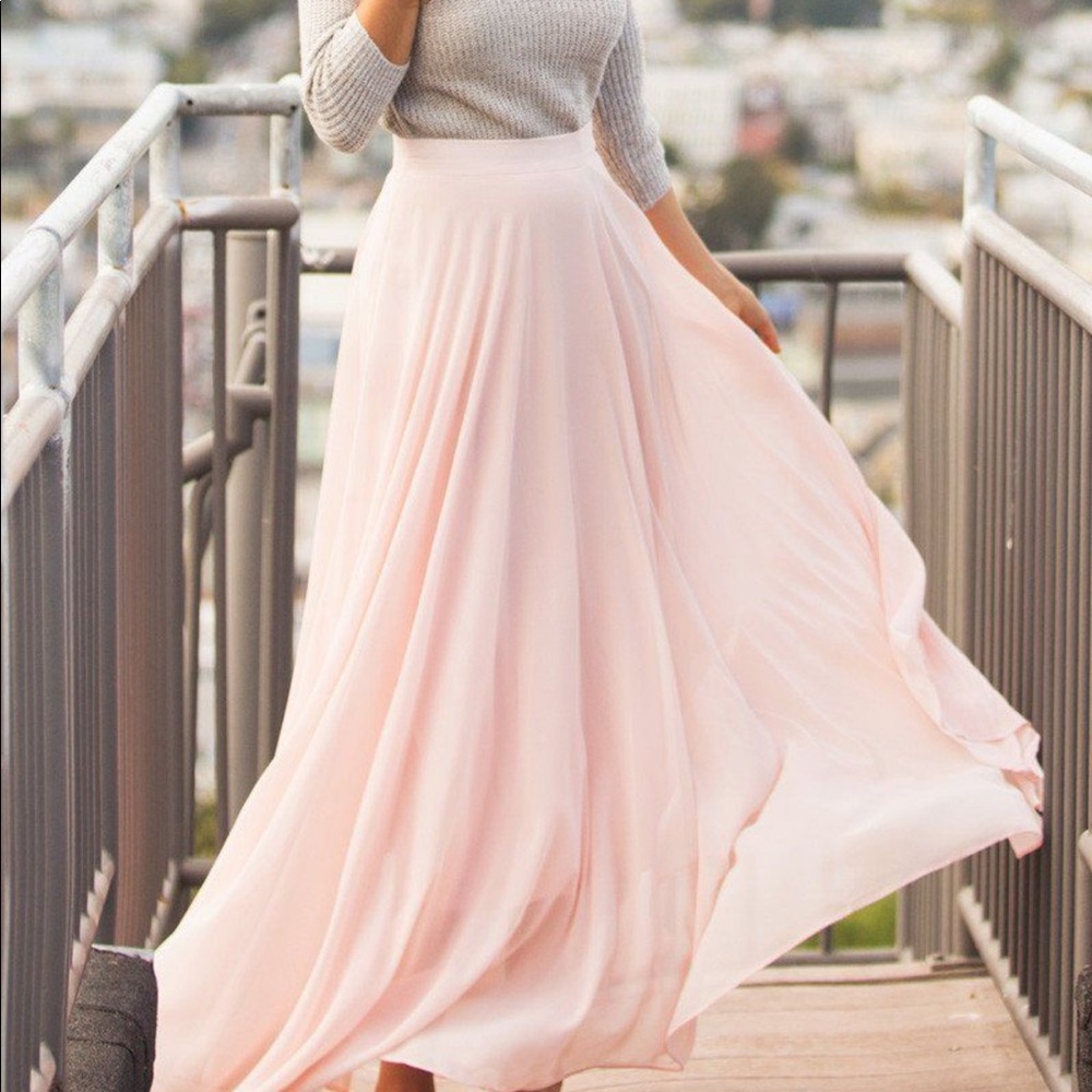 Morning Lavender Amelia Pink Skirt in Small